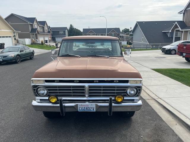 Ford-f350-supercab-1975-brown-1