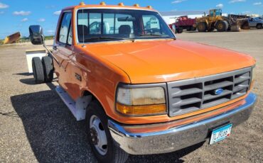 Ford-f350-xl-1994-orange-1