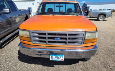Ford-f350-xl-1994-orange-2