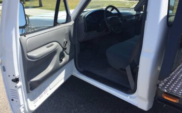 Ford-f350-xl-flat-bed-diesel-1994-white-7