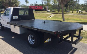 Ford-f350-xl-flat-bed-diesel-1994-white-9