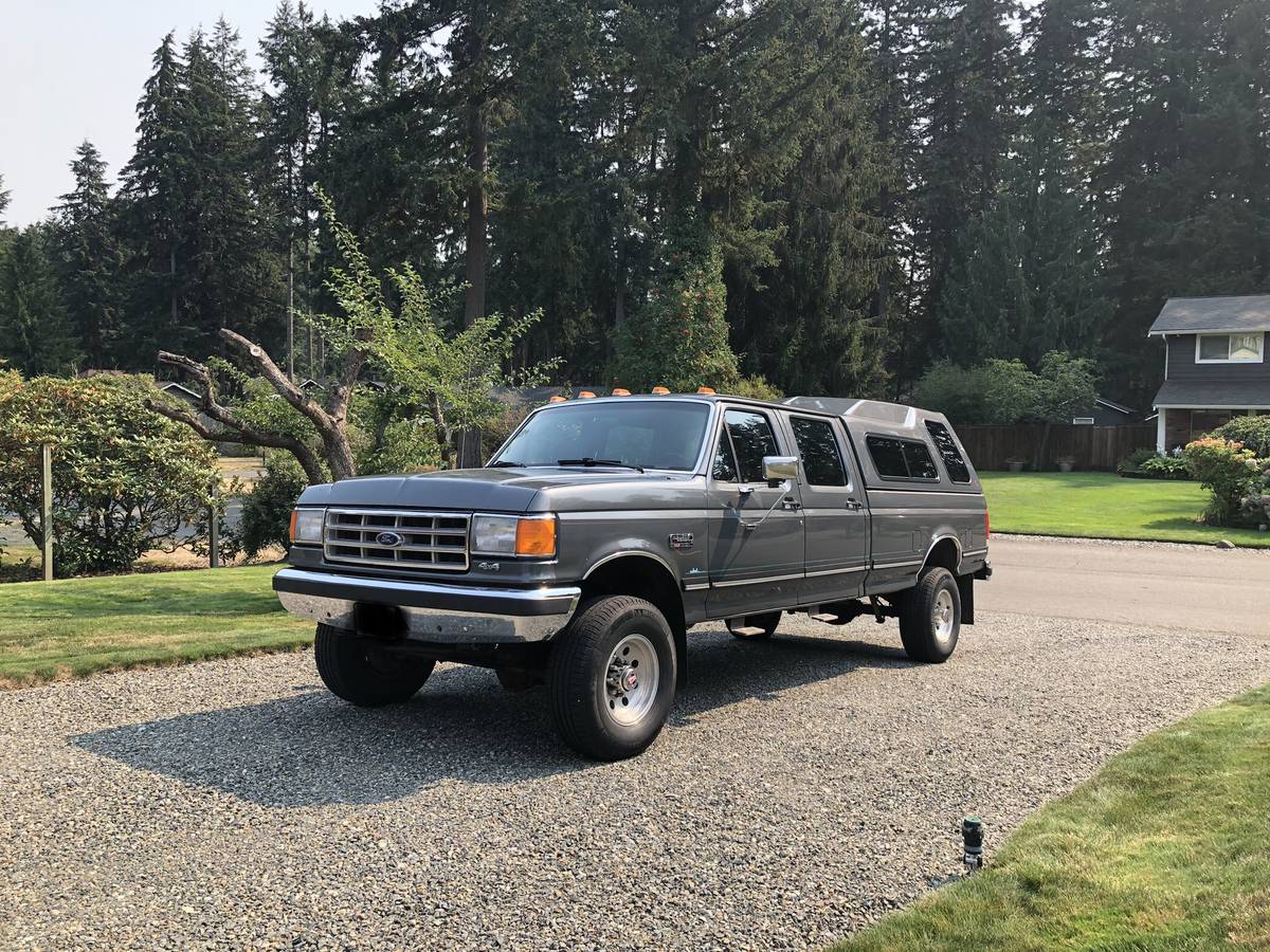 Ford-f350-xlt-lariat-1988-grey-1