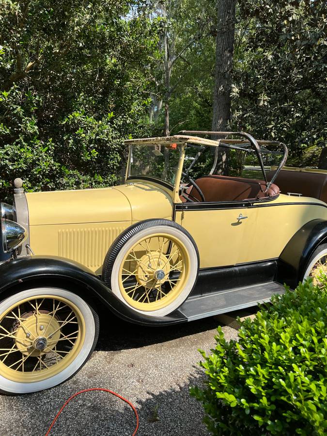 Ford-model-a-1929-yellow-1