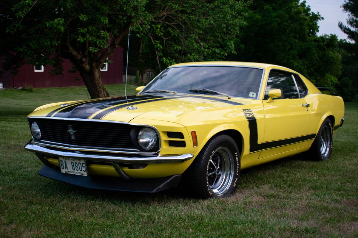 Ford-mustang-boss-302-1970-yellow