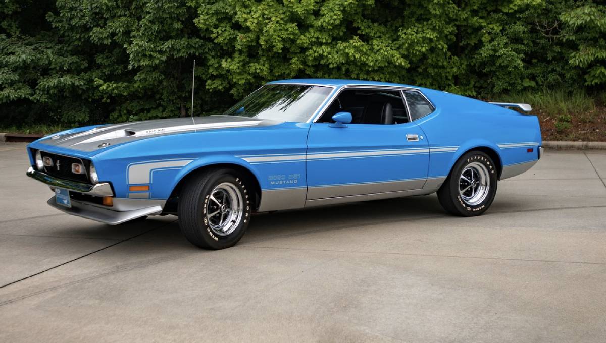 Ford-mustang-boss-351-1971-blue