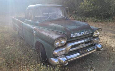 Gmc-100-fleetside-truck-1958-green-5