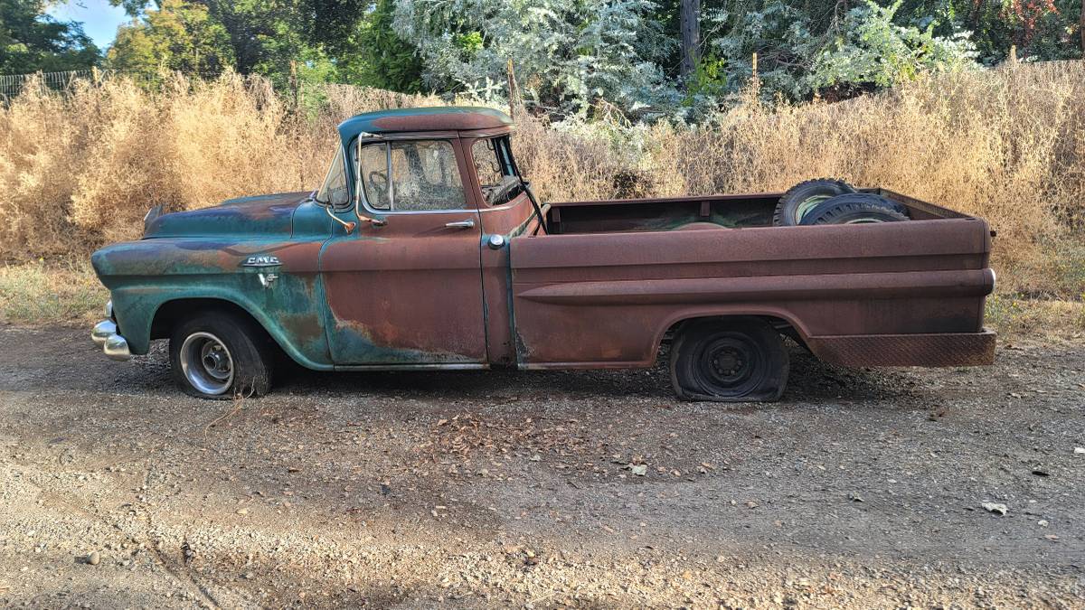 Gmc-100-fleetside-truck-1958-green-6