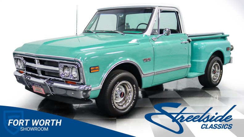 Gmc-C10-1968-Seafoam-Green-Black-36
