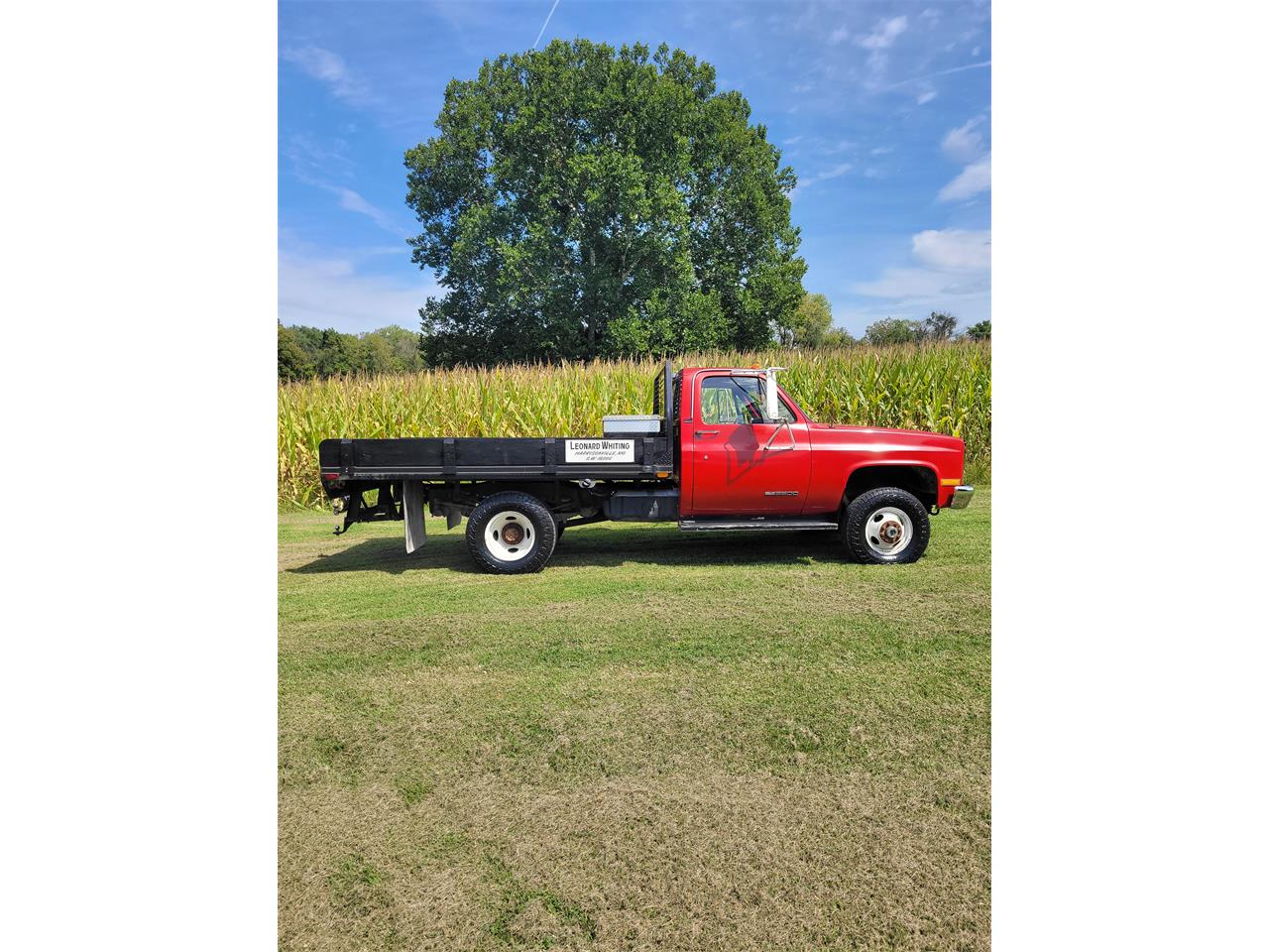Gmc-Sierra-1989-Apple-Red-Red-1