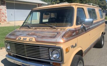 Gmc-chevrolet-van-1977-brown-1
