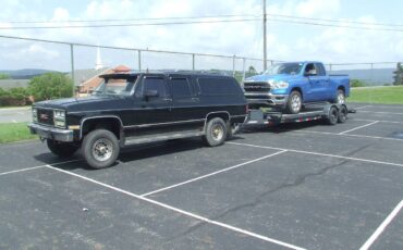 Gmc-sle-2500-barn-door-suburban-1991-black-1