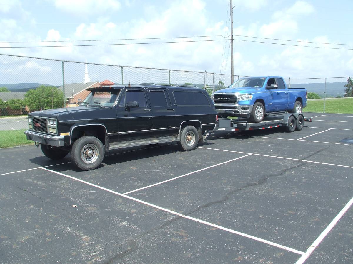 Gmc-sle-2500-barn-door-suburban-1991-black-1