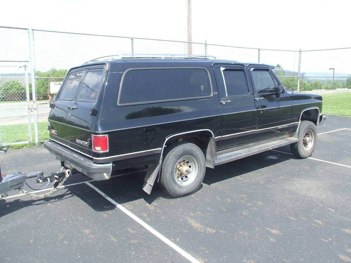 Gmc-sle-2500-barn-door-suburban-1991-black-2