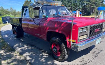 Gmc-v3500-diesel-1990-red-1