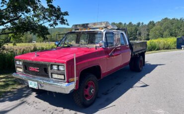 Gmc-v3500-diesel-1990-red