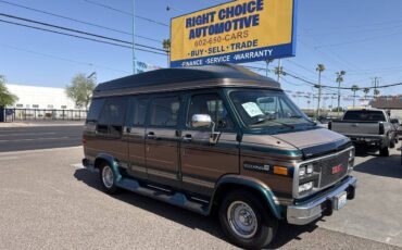 Gmc-vandura-sherrod-conversion-van-slx-series-1995-green