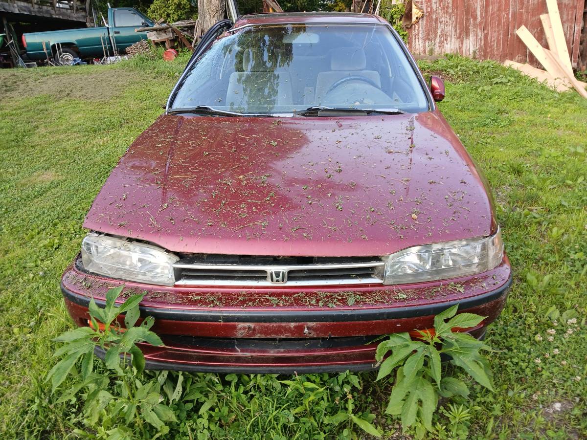 Honda-accord-ex-manual-transmission-1992-red-1