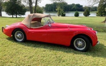 Jaguar-Xk120-1952-Red-Beige-6