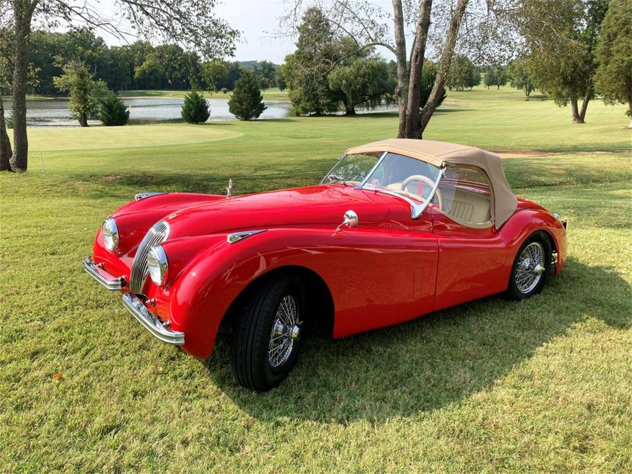 Jaguar-Xk120-1952-Red-Beige-8
