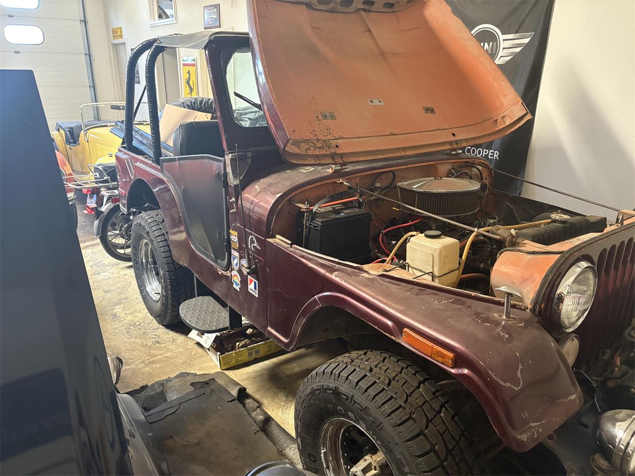 Jeep-Cj5-1972-Burgandy-Black-1