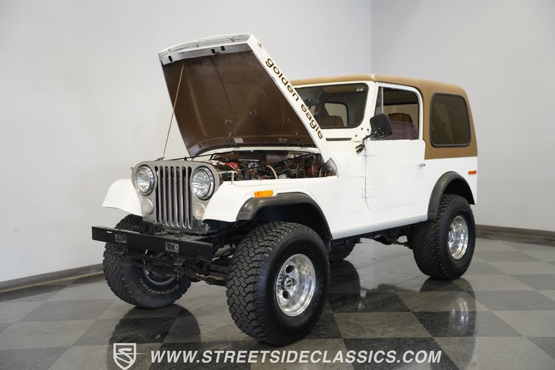 Jeep-Cj7-1980-White-Tan-34