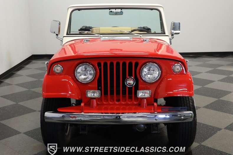 Jeep-Jeepster-1968-Red-Tan-14