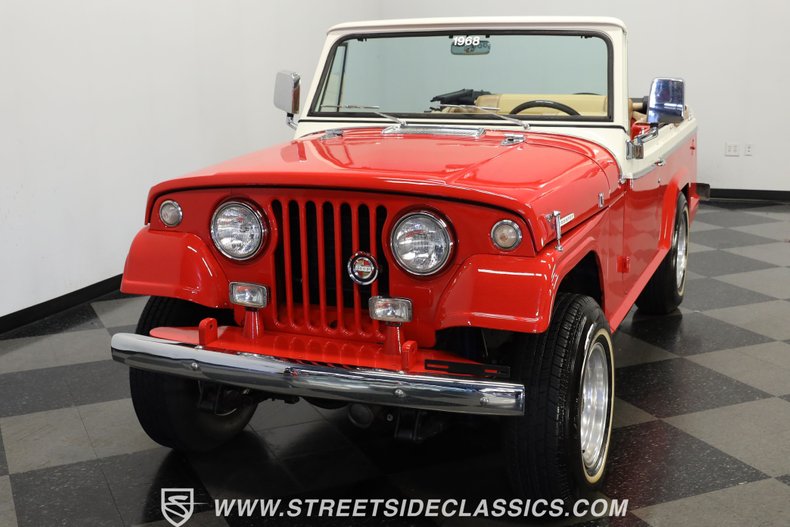 Jeep-Jeepster-1968-Red-Tan-15