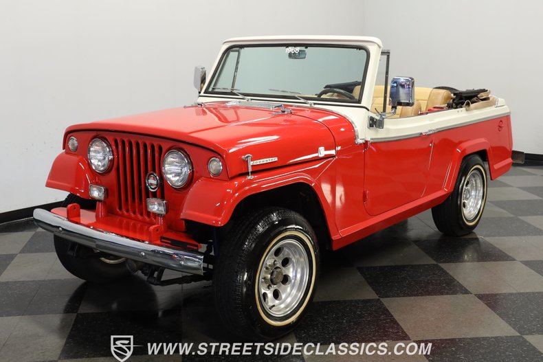 Jeep-Jeepster-1968-Red-Tan-16
