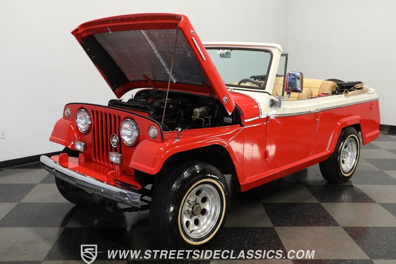 Jeep-Jeepster-1968-Red-Tan-27