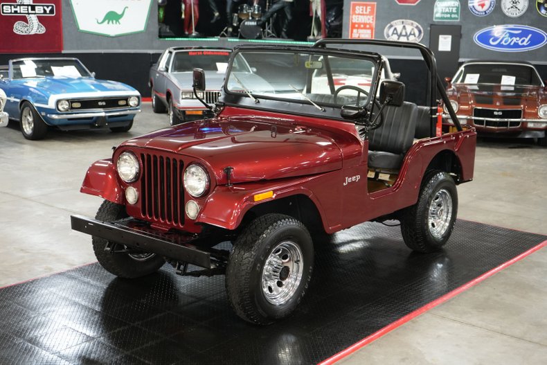 Jeep-Other-1973-Maroon-Tan-11