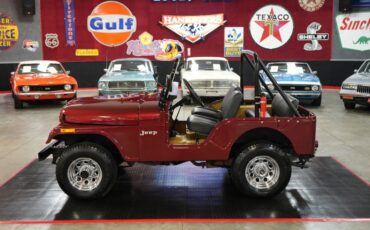 Jeep-Other-1973-Maroon-Tan-12