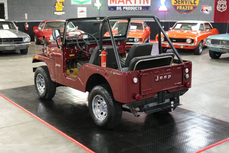 Jeep-Other-1973-Maroon-Tan-13