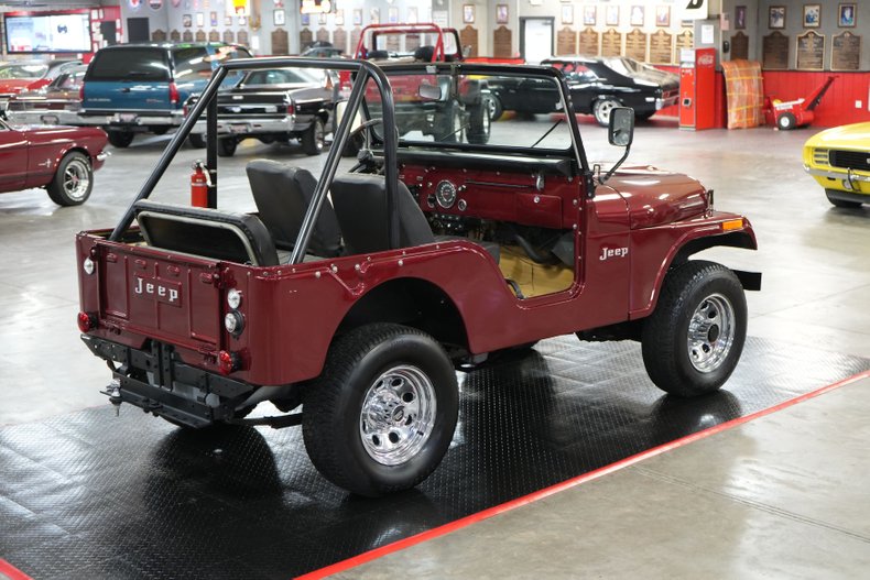 Jeep-Other-1973-Maroon-Tan-15