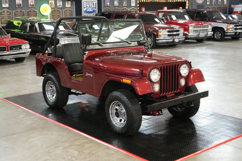Jeep-Other-1973-Maroon-Tan-17