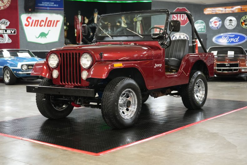 Jeep-Other-1973-Maroon-Tan-19