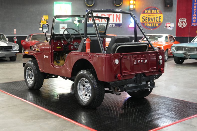 Jeep-Other-1973-Maroon-Tan-2