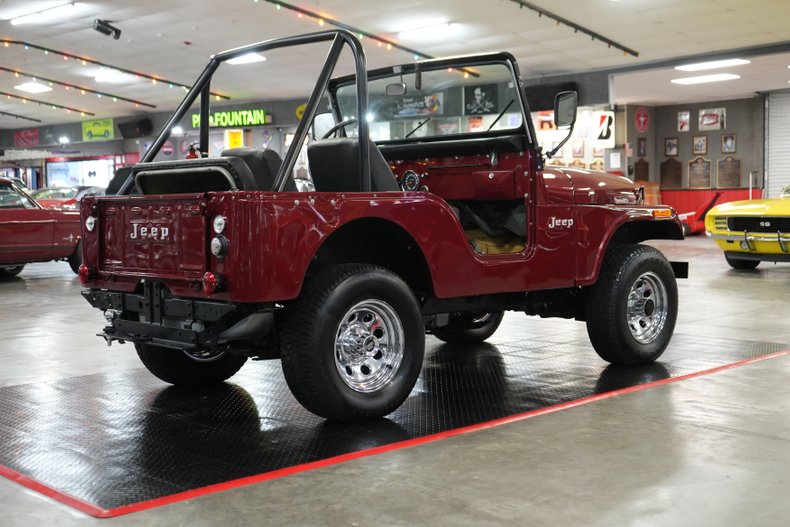 Jeep-Other-1973-Maroon-Tan-22