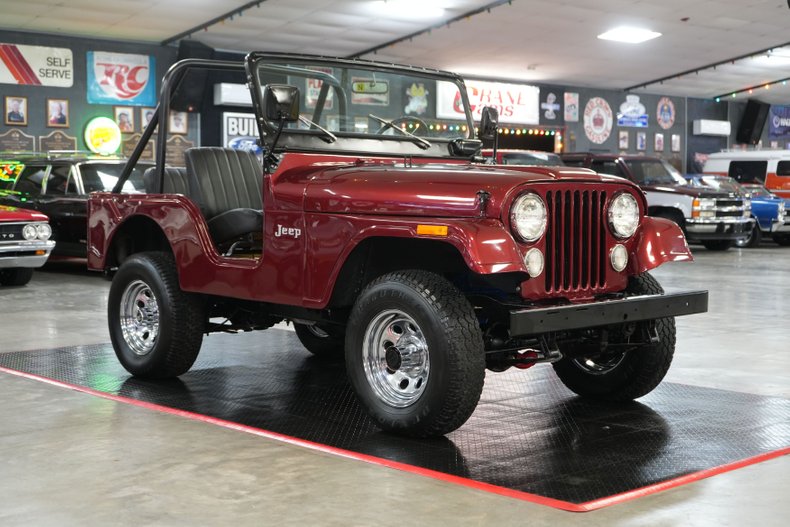 Jeep-Other-1973-Maroon-Tan-24