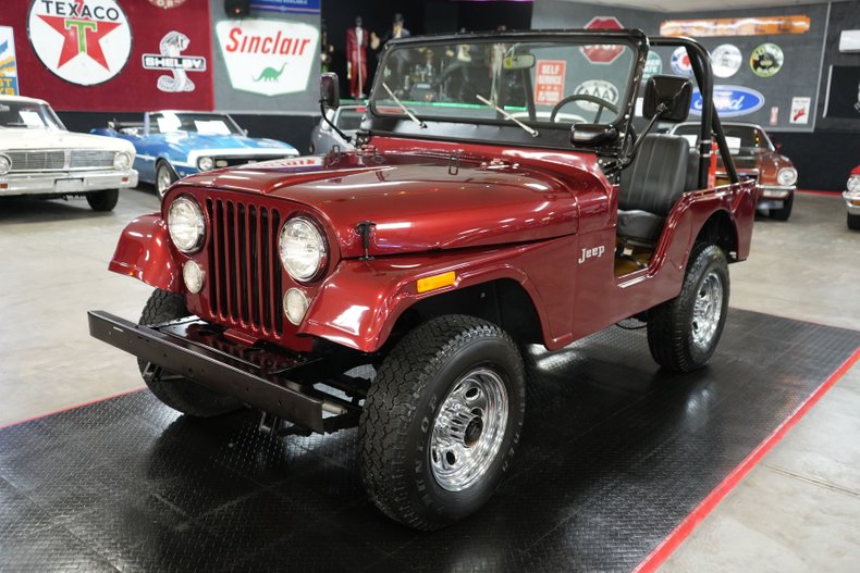 Jeep-Other-1973-Maroon-Tan-26