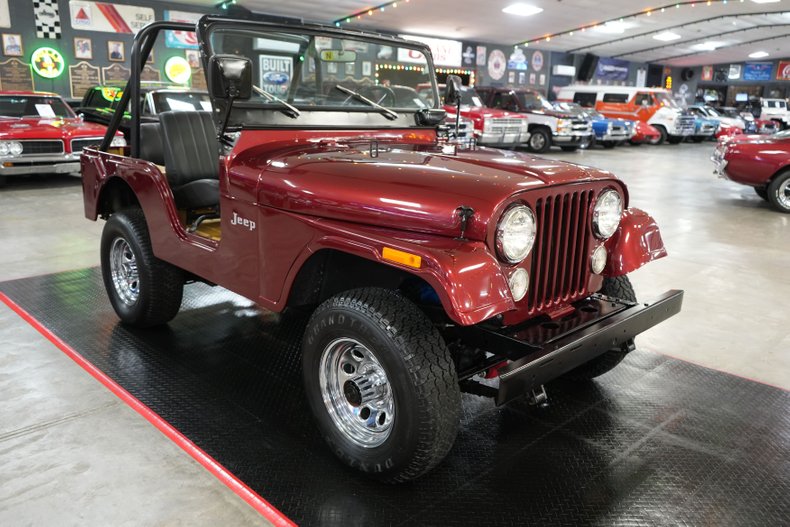 Jeep-Other-1973-Maroon-Tan-3
