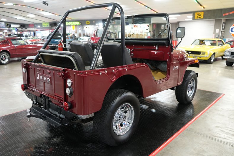 Jeep-Other-1973-Maroon-Tan-31