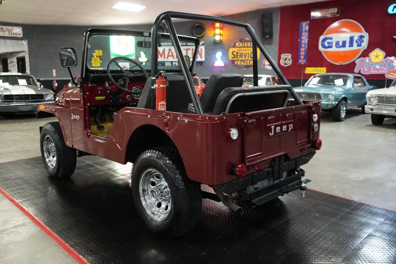 Jeep-Other-1973-Maroon-Tan-34