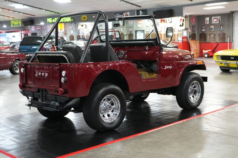 Jeep-Other-1973-Maroon-Tan-7