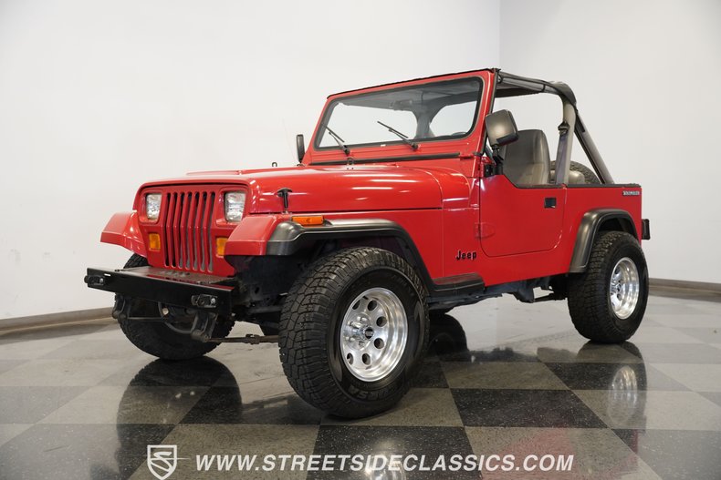 Jeep-Wrangler-1989-Bright-red-Tan-12
