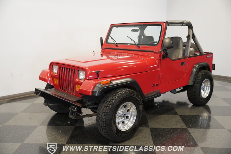 Jeep-Wrangler-1989-Bright-red-Tan-13