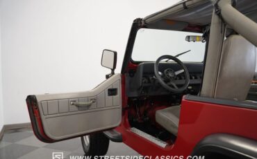 Jeep-Wrangler-1989-Bright-red-Tan-33