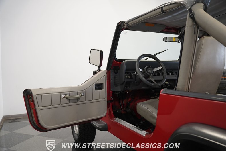 Jeep-Wrangler-1989-Bright-red-Tan-33