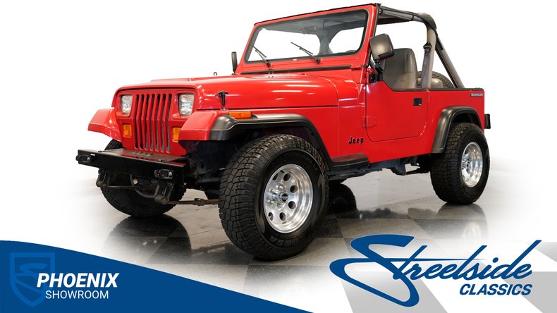 Jeep-Wrangler-1989-Bright-red-Tan-8