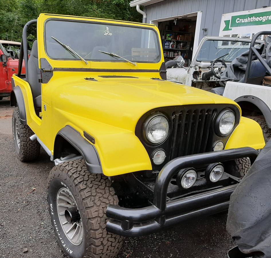 Jeep-cj5-v8-restored-1978-yellow-1