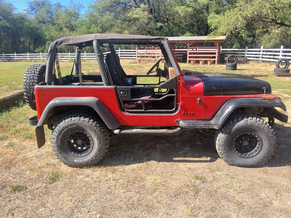 Jeep-wrangler-1994-red